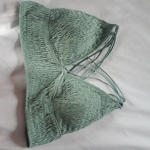 PINK Smocked Triangle Bralette